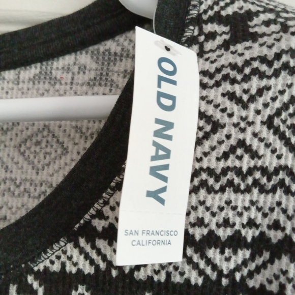 Old Navy Thermal Top Pajama Reindeer print: Size XXL New! - Picture 3 of 3